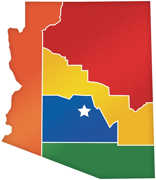 DriveGuide_AZ_Map Drive Guide Arizona Region Map
