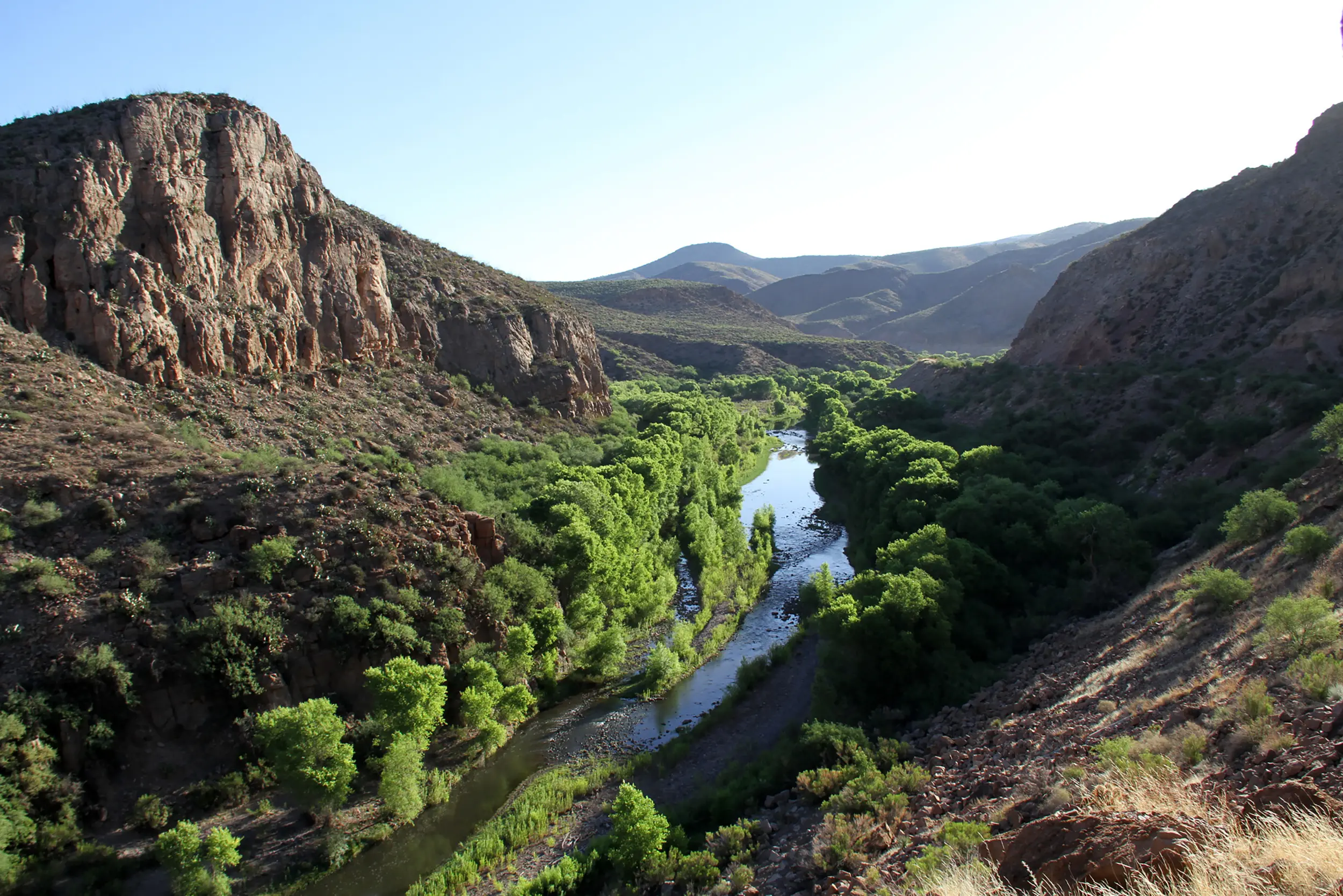 A canyon in scenic Clifton, Arizona