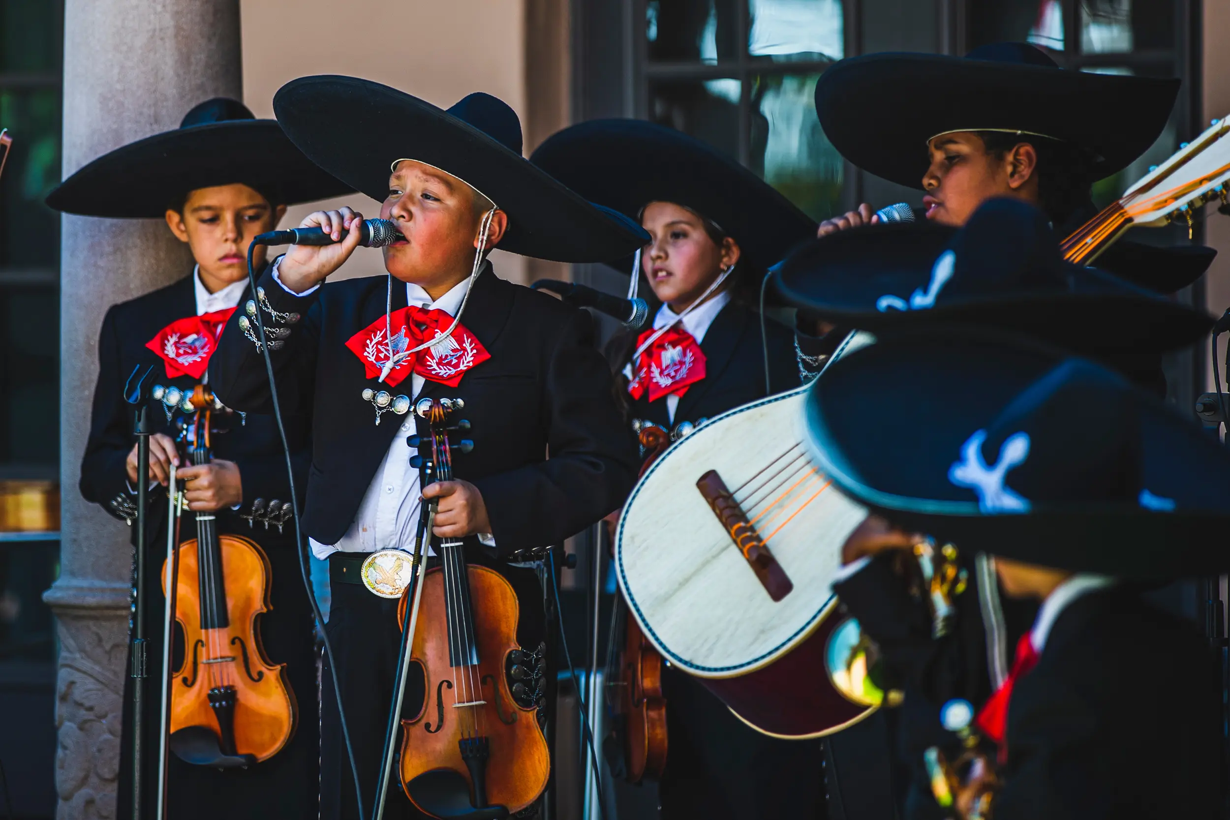 A mariachi band performing in Pima County